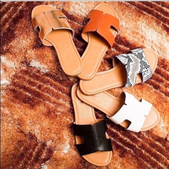 BOUTIQUE | On The Go Slip On Sandals - Picture 2 of 4